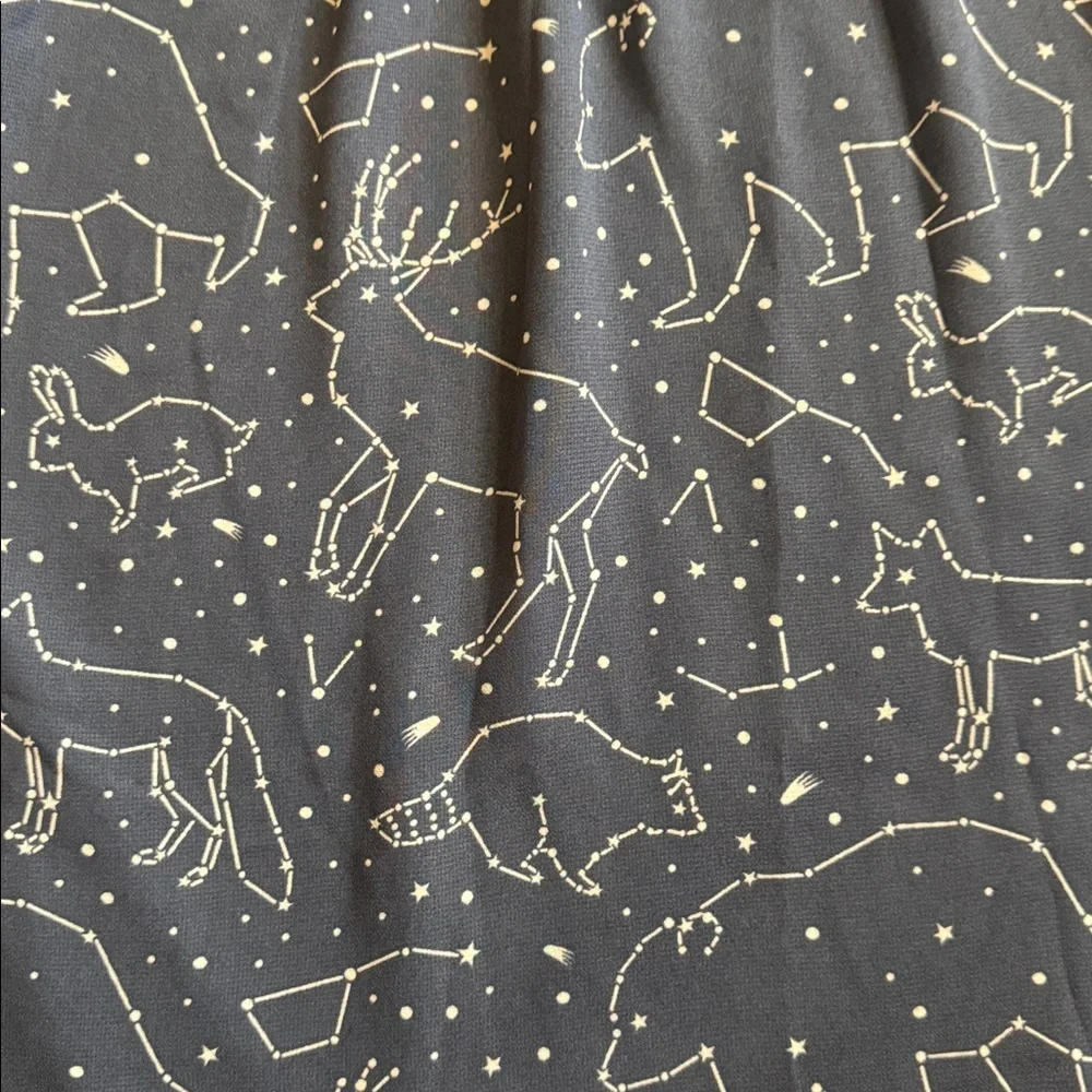 OshKosh dress size 4T constellation dress lined winter blue